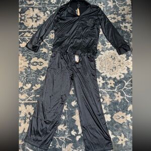 SKIMS NWT Silk Black PJ set